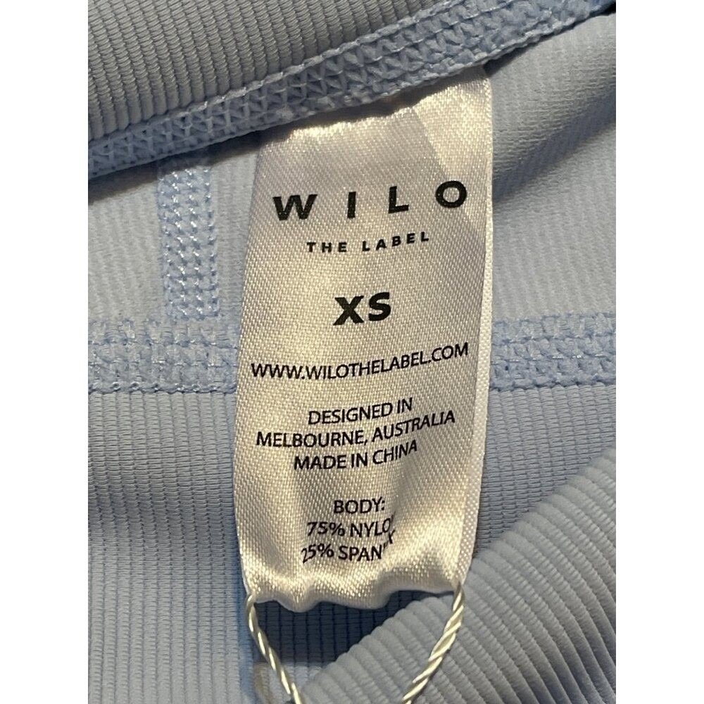 Wilo Wellness XS Sweatshirt & Shorts Activewear Set In Yellow &‎ Light Blue - Picture 3 of 15